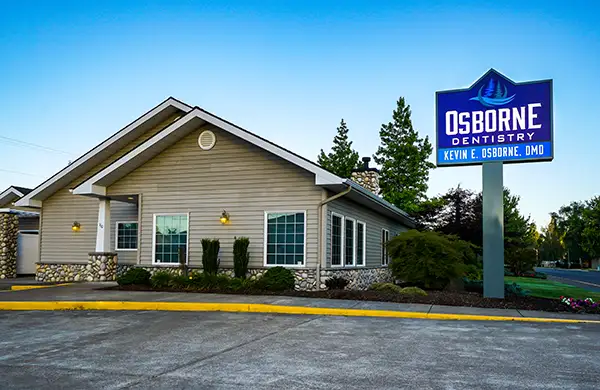  The front of Osborne Dentistry in Lebanon, OR